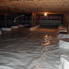 A very large, sealed, and waterproofed crawl space in Waterloo.