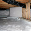 A clean, encapsulated crawl space in Normal.