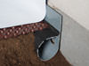 French Drain or Drain Tile system installed in a Illinois and Iowa crawl space