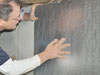 Crawl space insulation installed in Princeton on a dirt floor