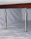 a crawl space repaired with crawl space jack posts and a crawl space liner for a home in Galesburg