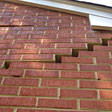 stair step cracking on a foundation wall in Peoria
