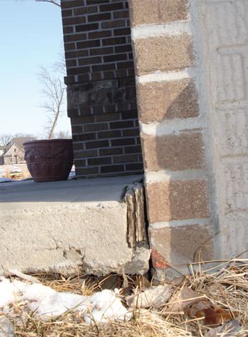 street creep symptoms in a driveway in DeWitt