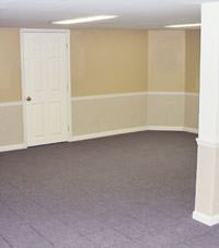 Plastic 20-mil vapor barrier for dirt basements, Moline, Illinois and Iowa installation