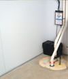 basement wall product and vapor barrier for Davenport wet basements