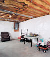 CleanSpace basement wall vapor barrier installed in Princeton