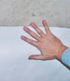 closeup of a plastic basement wall covering on concrete in Princeton