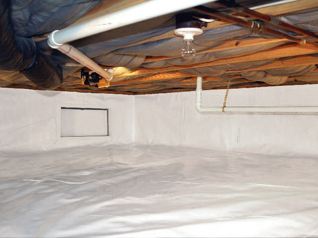 Crawl E Encapsulation Cedar Rapids Peoria Waterloo Davenport A Complete Crawl E Repair System In Iowa City Moisture Barrier Installed