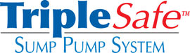 Sump pump system logo for our TripleSafe, available in areas like Princeton