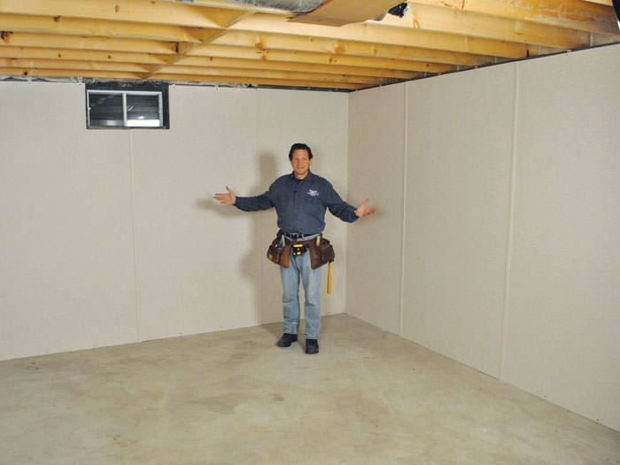 Basement To Beautiful Insulated Wall Panels Inorganic Rock Island Basement Insulation Covered By Everlast Wall Paneling With Silverglo Underneath